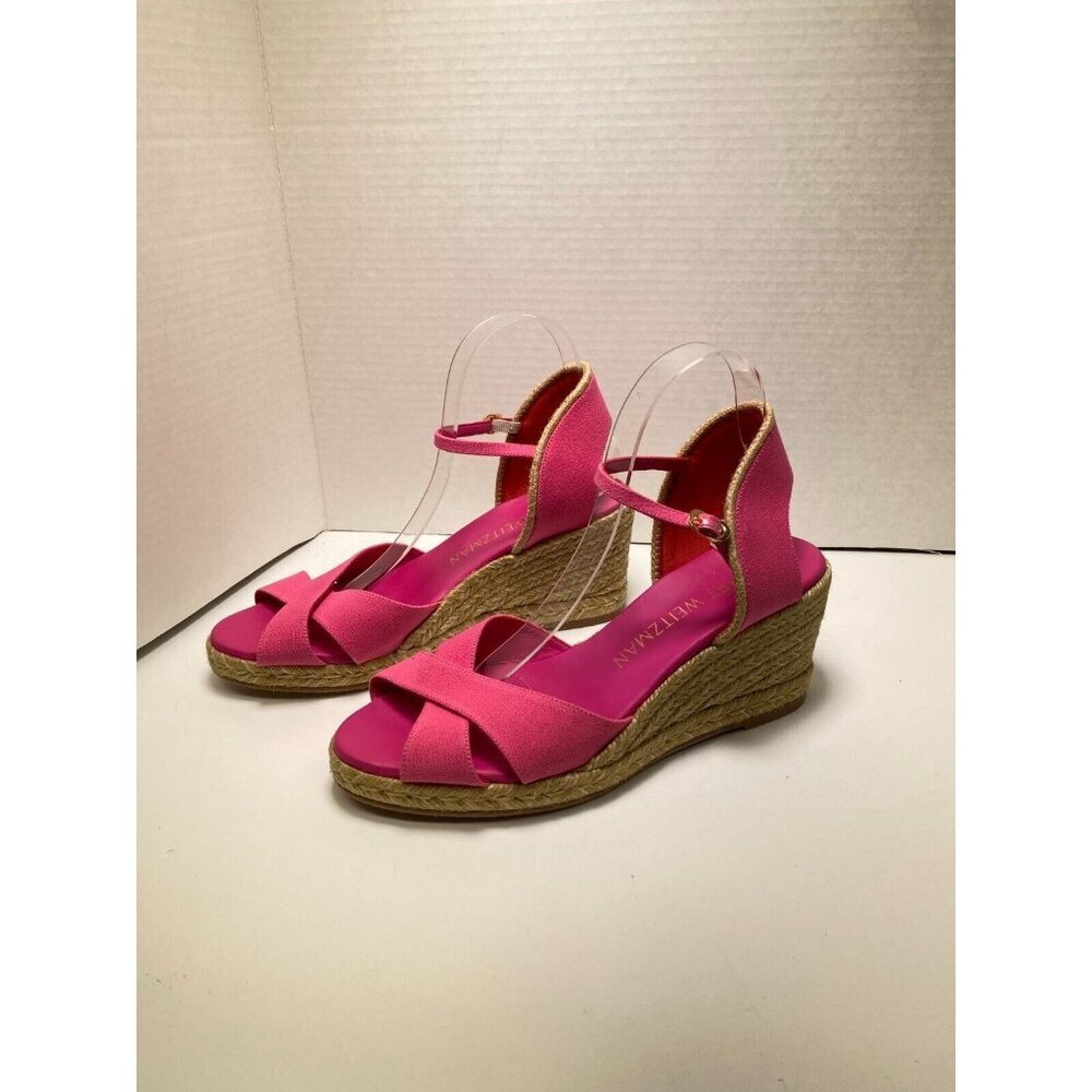 Stuart Weitzman Women's Fuchsia Mirela Ii Espadri… - image 8